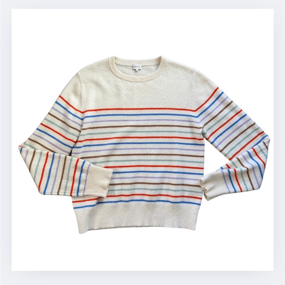 KULE Sweaters - KULE “The Betty” Cashmere Stripe Sweater – Size M